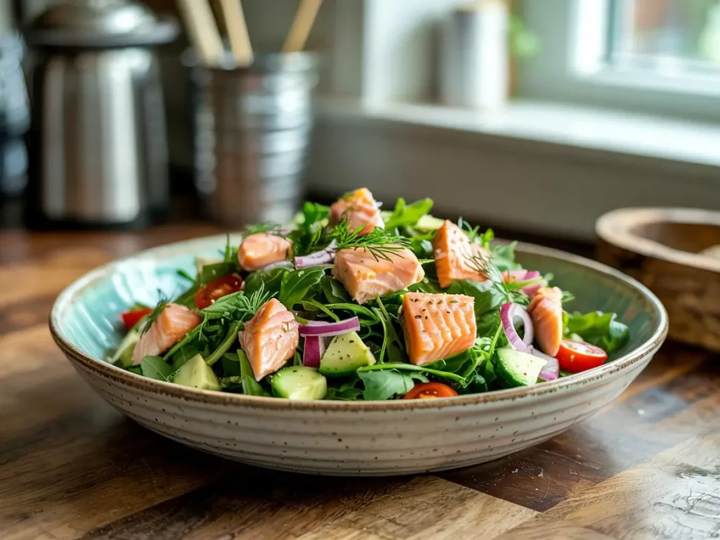 Chopped Salmon Salad 
