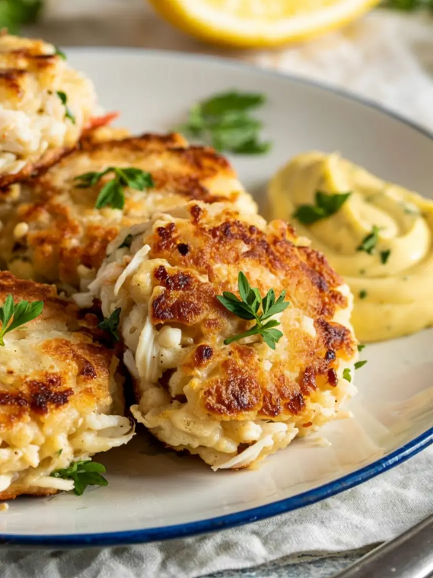 Crab Cakes with Lemon Aioli