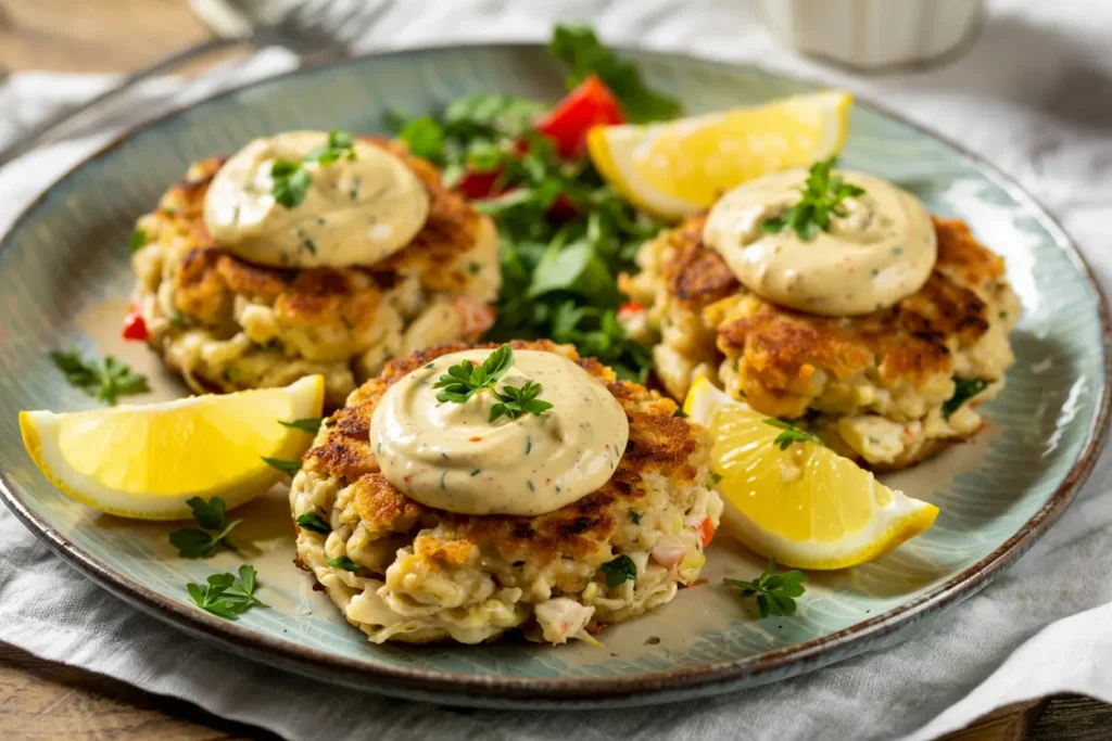 Crab Cakes with Remoulade Sauce
