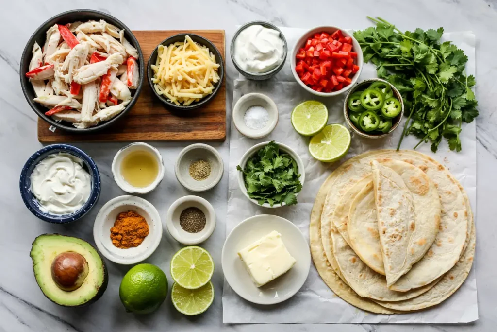 Crab Quesadillas