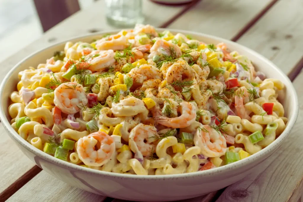 Creamy Shrimp Macaroni Salad