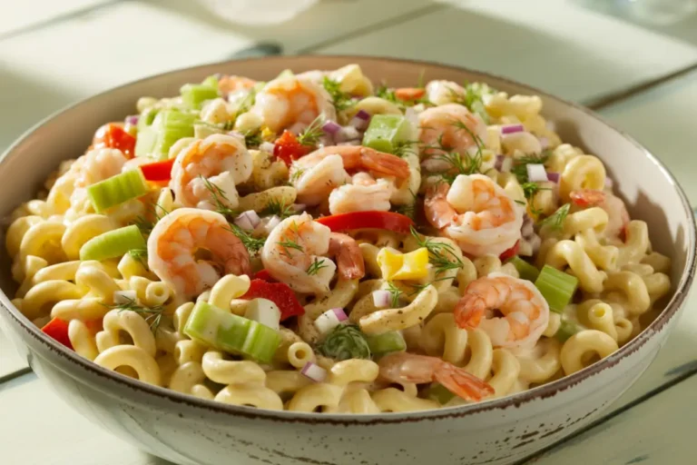Creamy Shrimp Macaroni Salad