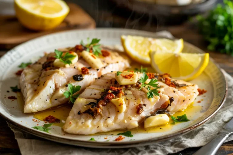 Garlic Butter Oven Baked Tilapia