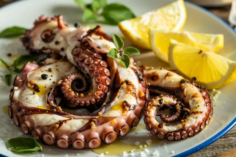 Grilled Octopus with Lemon