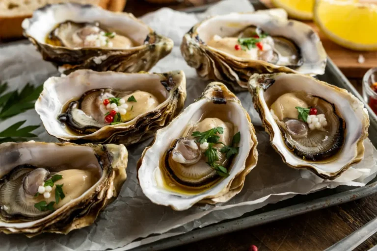 Grilled Oysters with Garlic Butter