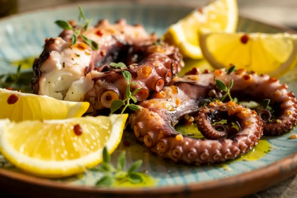 Grilled Octopus with Lemon