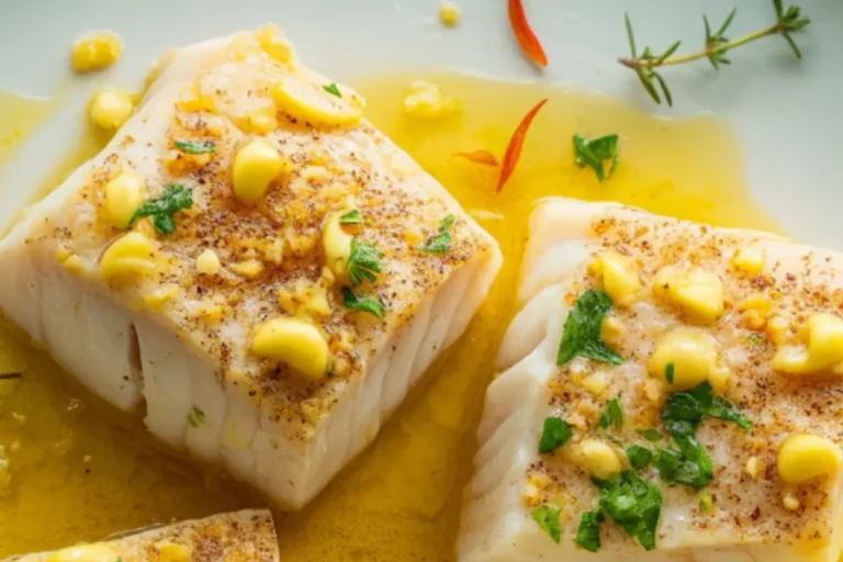 Baked Cod with Lemon and Garlic