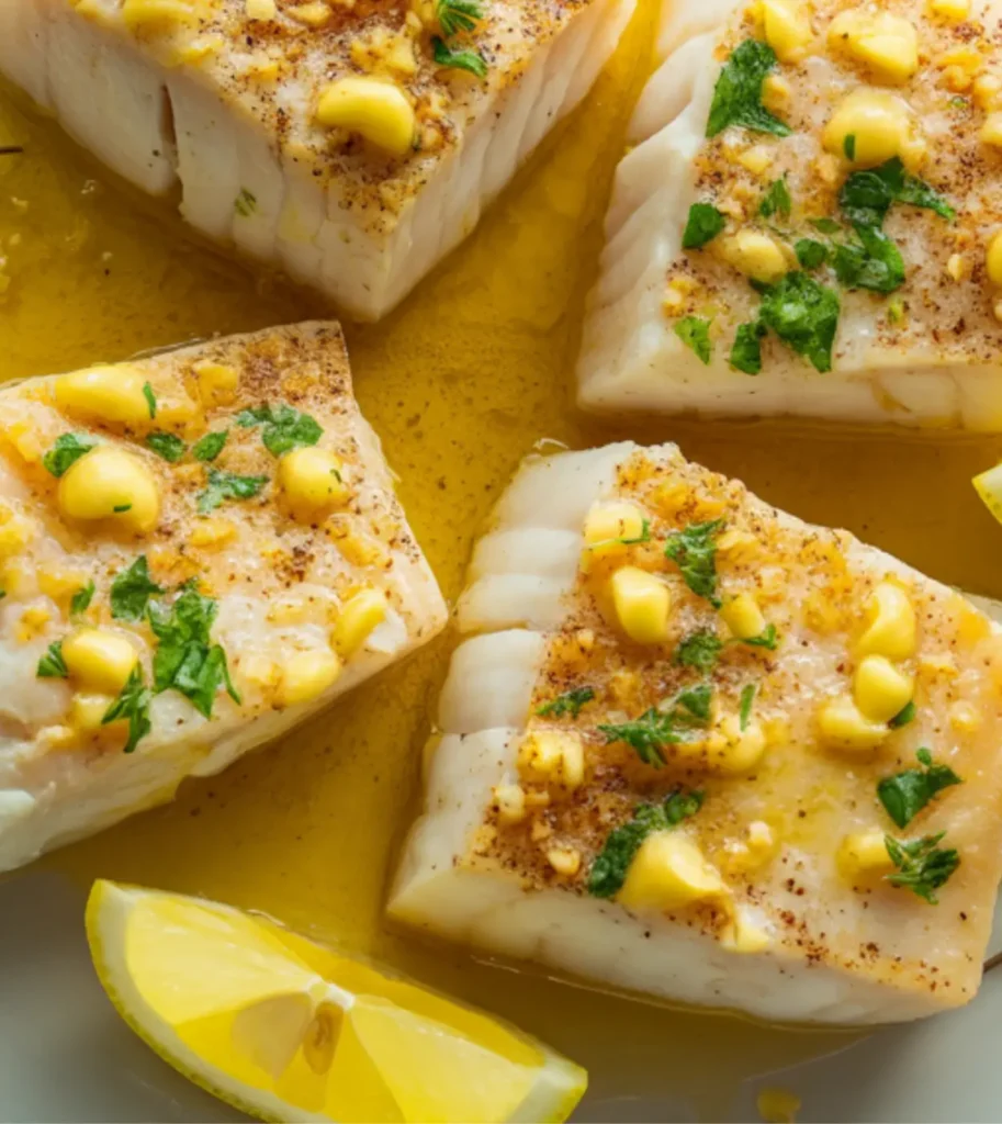 Baked Cod with Lemon and Garlic