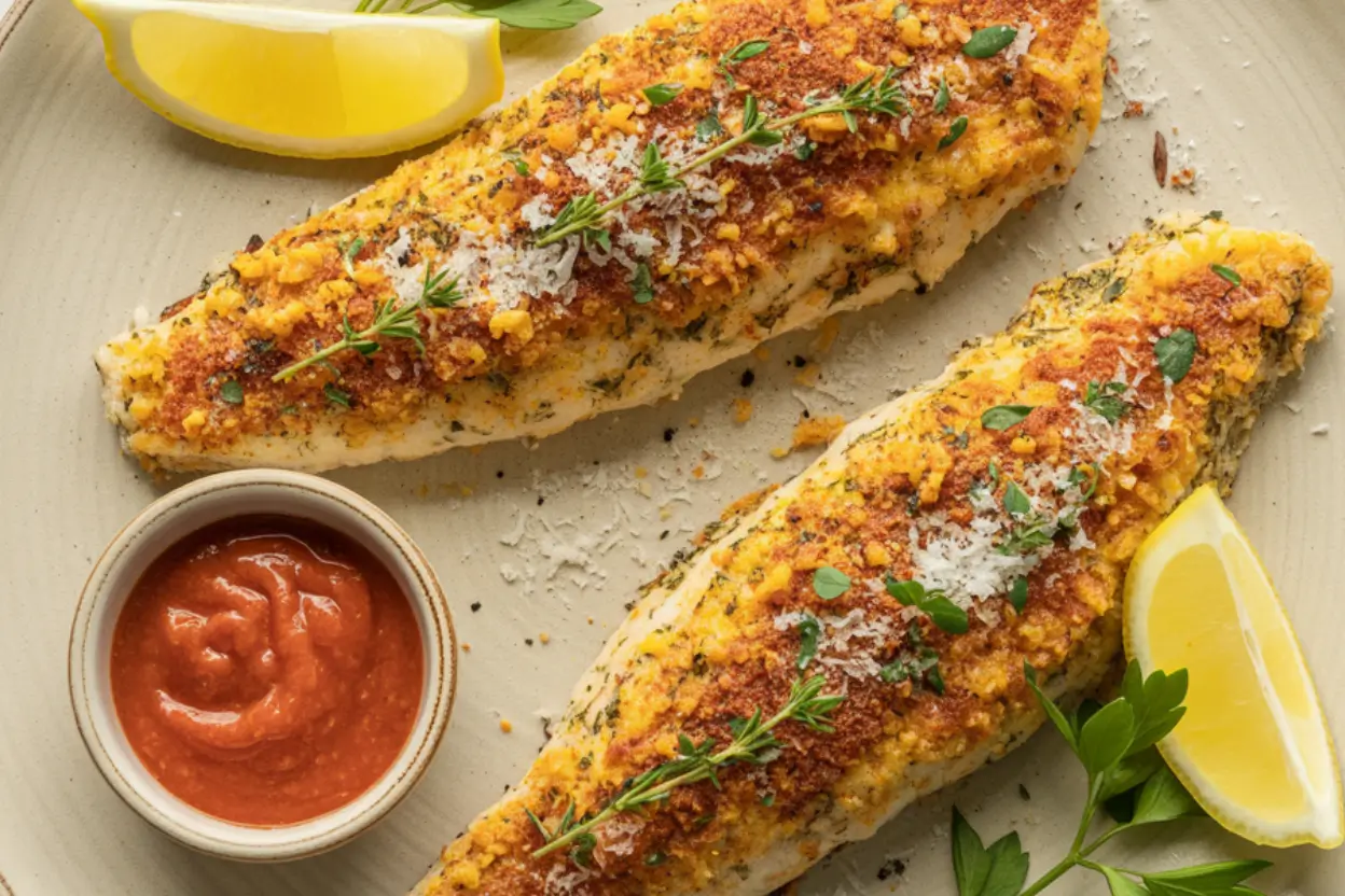 Baked catfish