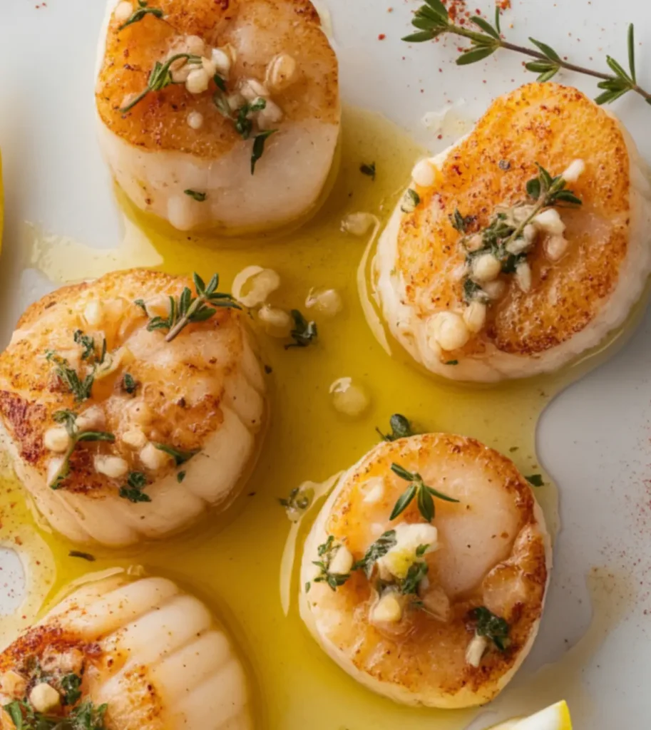 Broiled Scallops