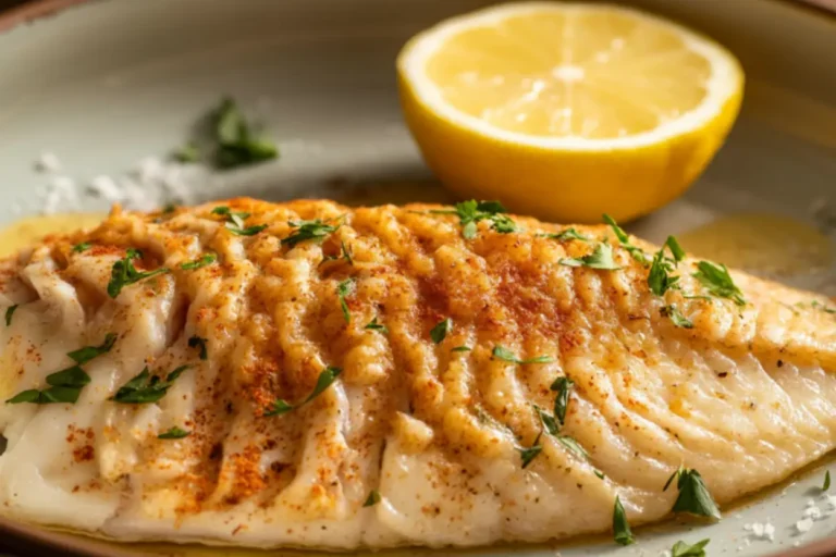 Broiled Tilapia Parmesan