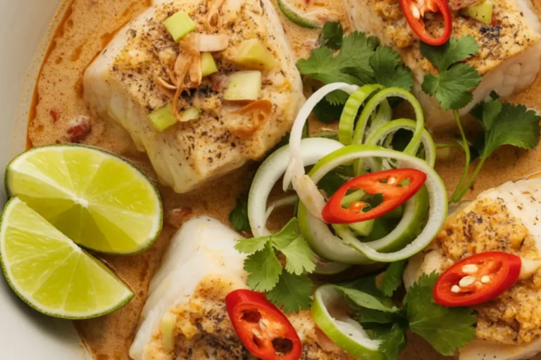 Coconut Curry Baked Cod
