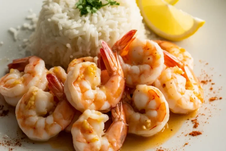 Hawaiian Garlic Shrimp