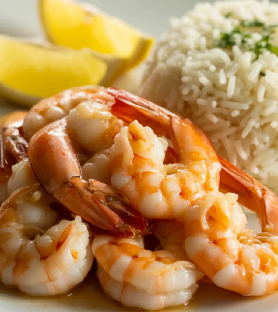 Hawaiian Garlic Shrimp