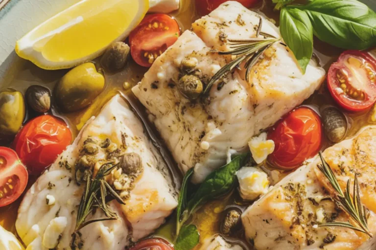 Mediterranean Baked Cod