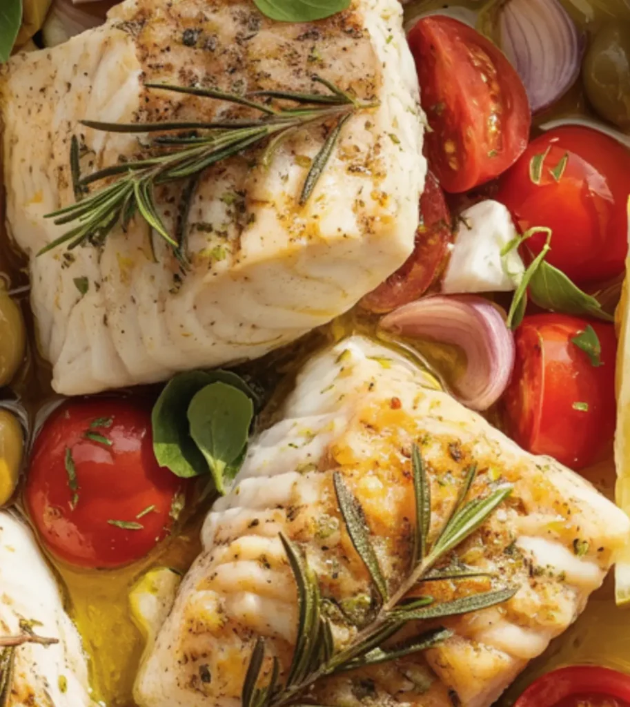 Mediterranean Baked Cod