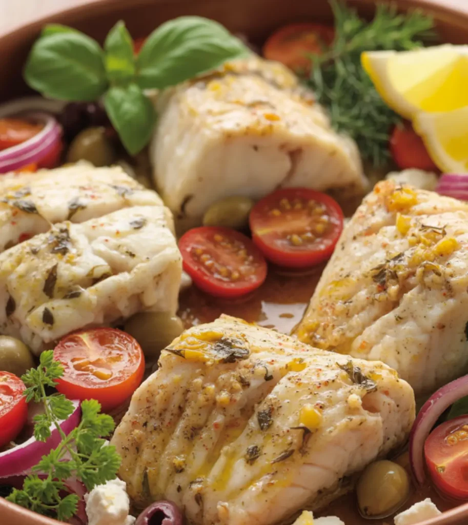 Mediterranean Baked Fish