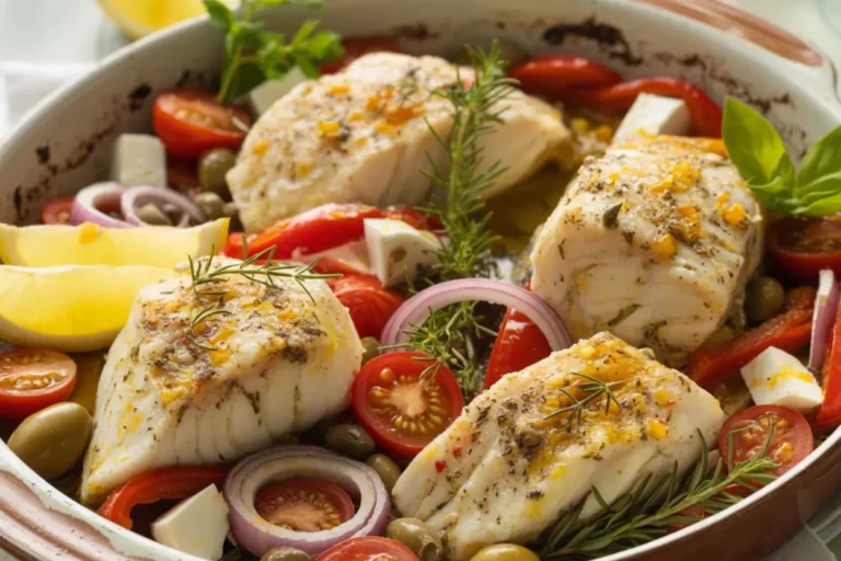 Mediterranean Baked Fish