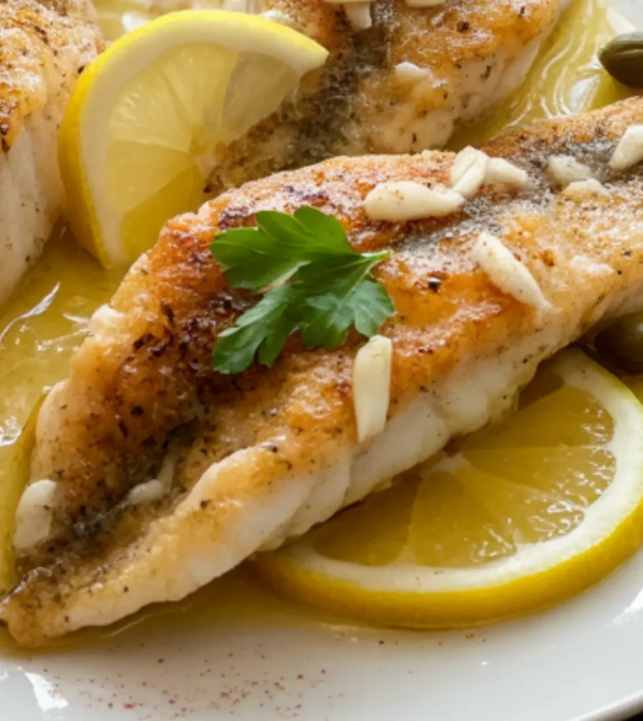 Pan-Fried Tilapia With Lemon Butter Sauce