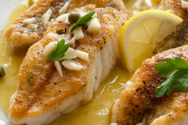 Pan-Fried Tilapia With Lemon Butter Sauce
