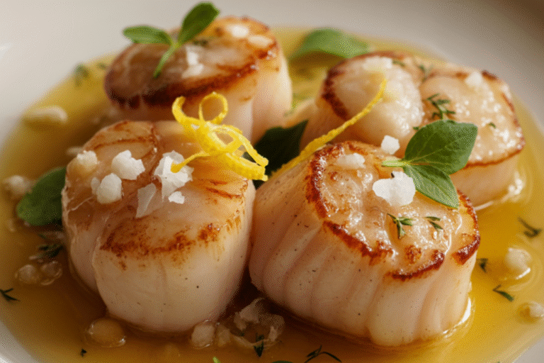 Pan-Seared Scallops