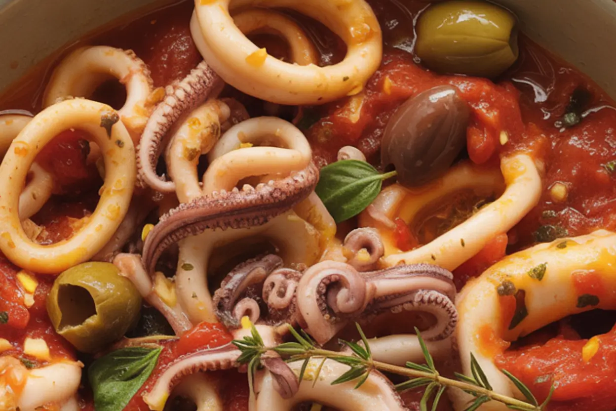 Calamari Puttanesca