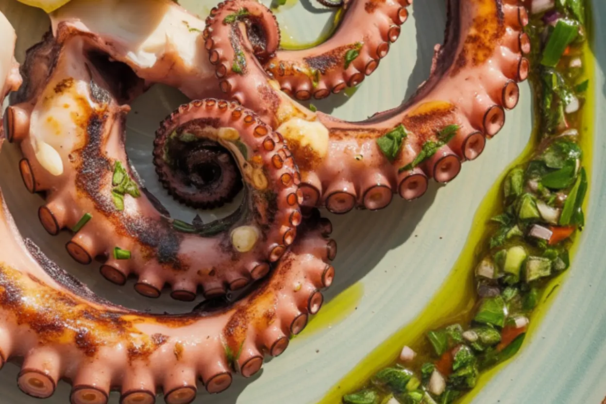 Grilled Octopus with Chimichurri