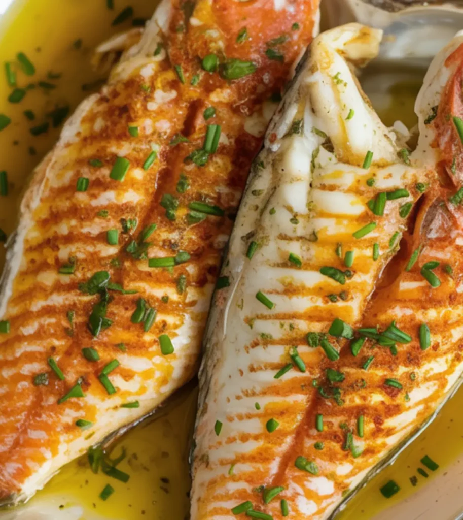 Grilled Redfish on the Half Shell
