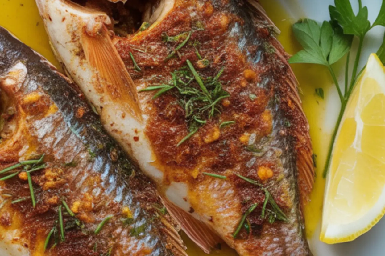 Grilled Redfish on the Half Shell