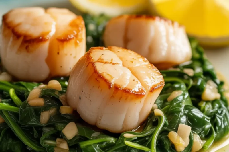 Sauteed Scallops with Spinach: How to Cook It Like a Pro Chef