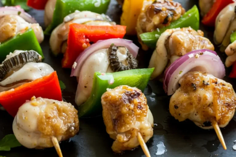 Oysters en brochette