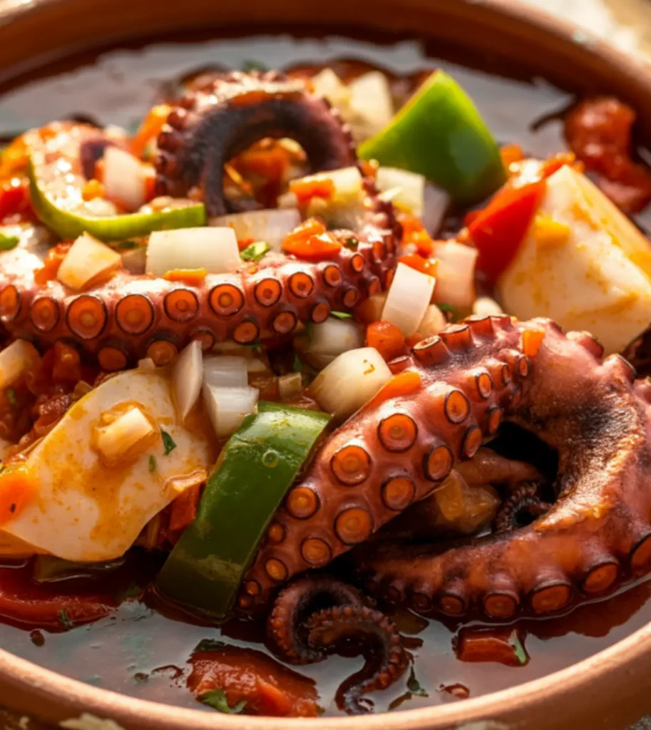 Pulpo a la campechana