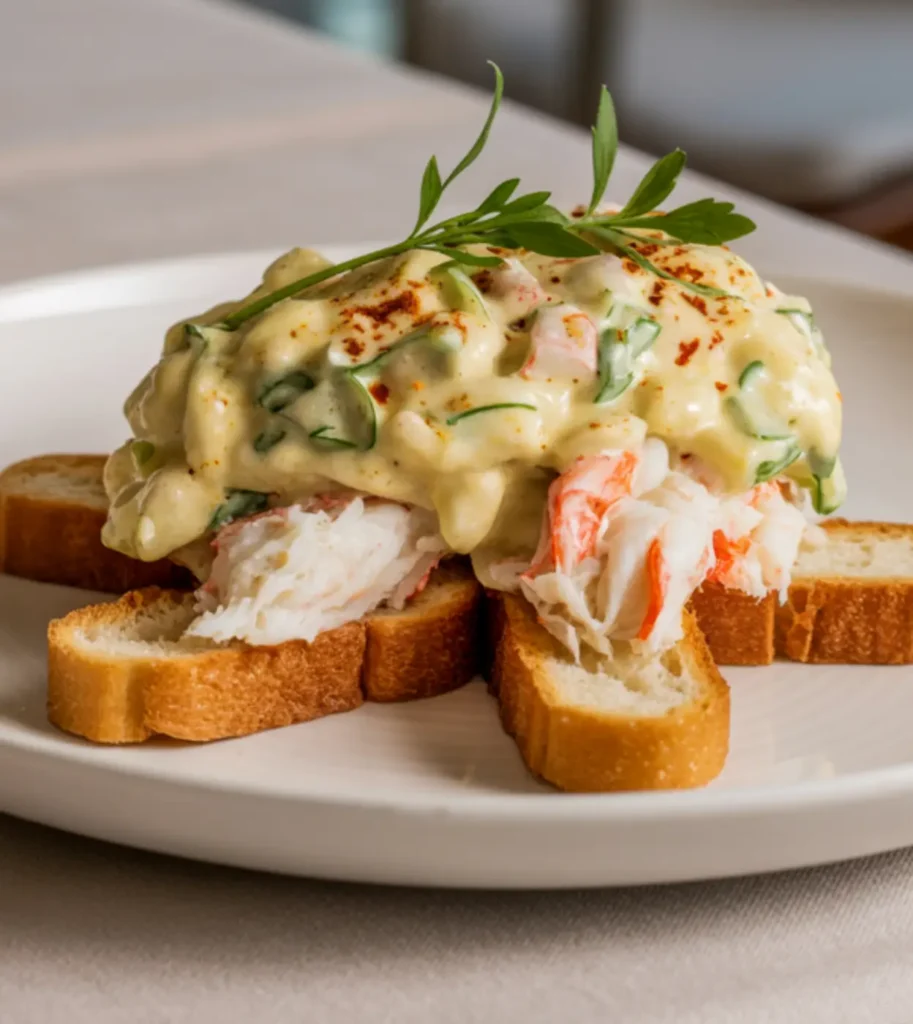 Crabmeat Dewey