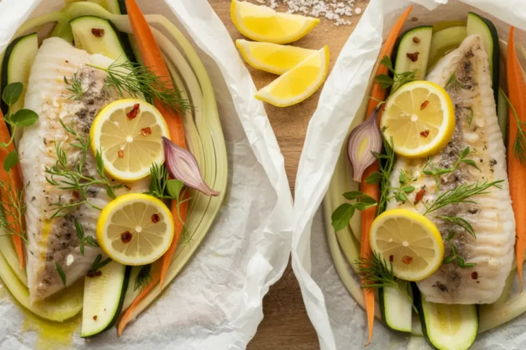 Pompano en papillote